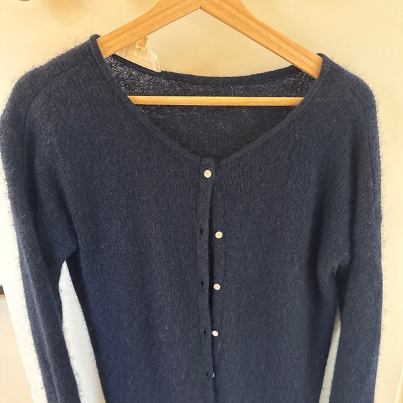 Sezane Sweaters - Sezane Gaspard Cardigan Navy